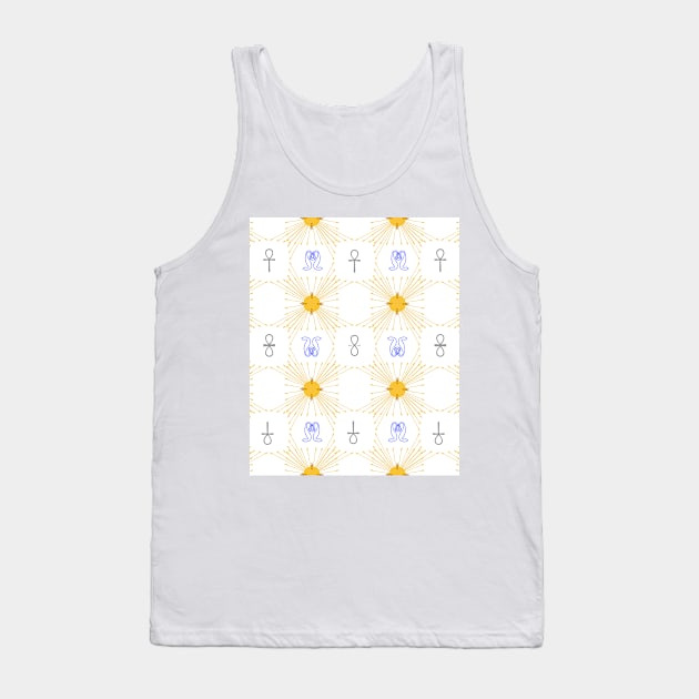 ATEN SUN DISC RAYS MASK Tank Top by CRWPROD